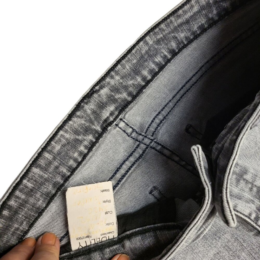 FIDELITY DENIM Juniper Crop Cropped Flare Women's Jeans Denim Surfire Grey SZ 27 - Picture 5 of 16